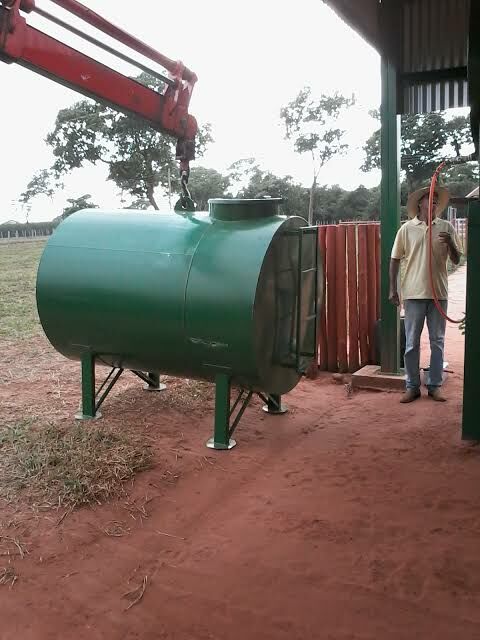 Imagem de Tanque aéreo horizontal para combustível